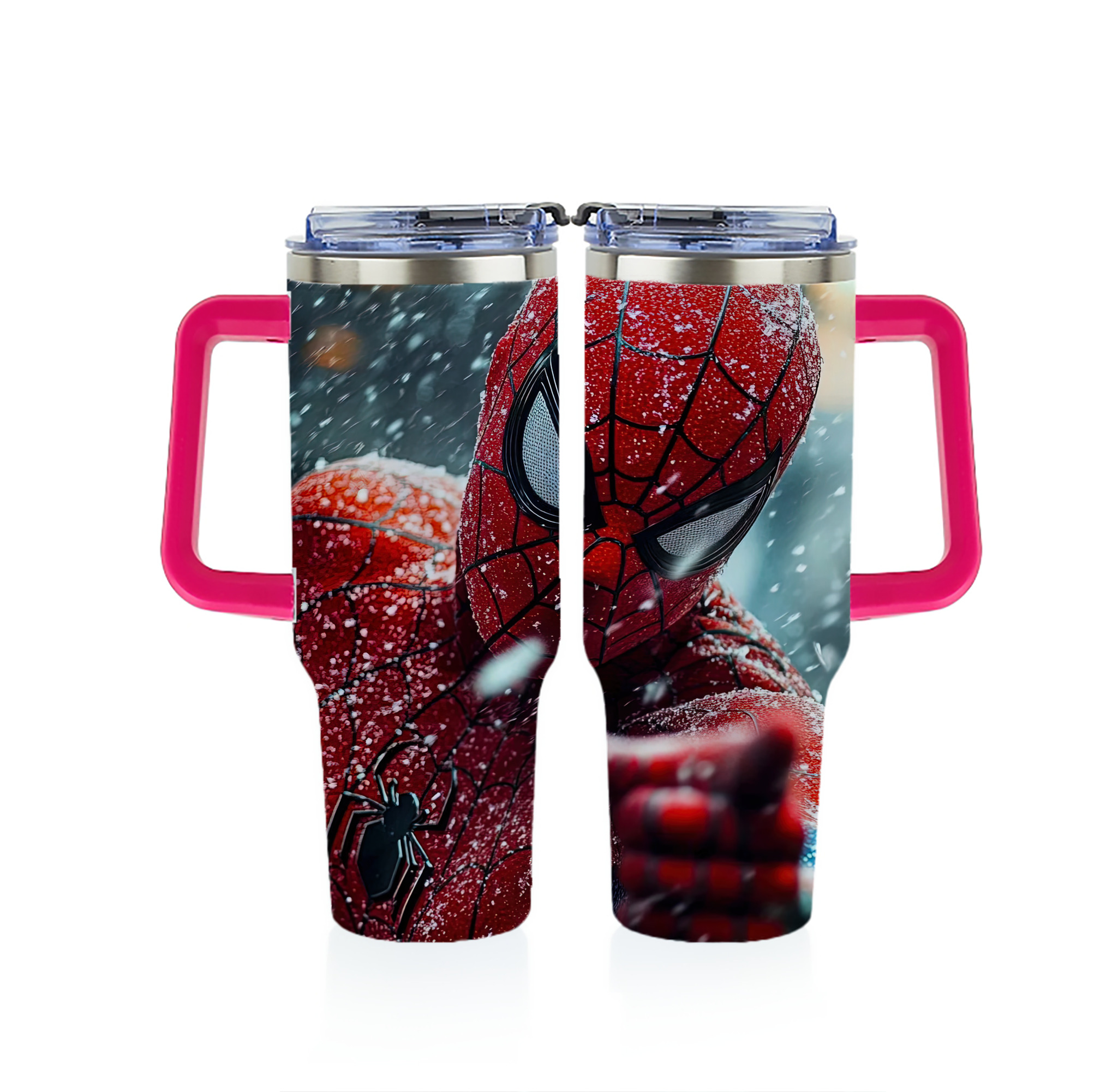 （画像用） Spider Man スパイダーマン 1200ｍLフルプリント車用タンブラー